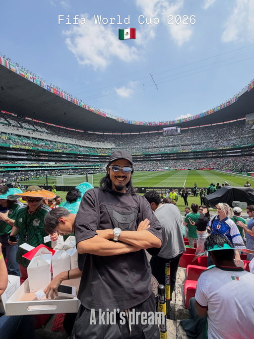 11.06.2026

Hola Mexico. Hola Fifa World cup. Hola @airbnb ❤️

#fifa26 #airbnbpartner