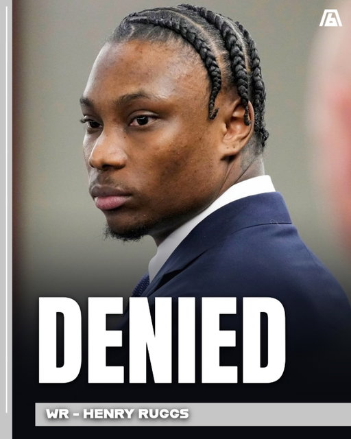 Former #Raiders wide receiver Henry Ruggs has been denied parole nearly five years after the fatal DUI crash that killed 23-year-old Tina Tintor in Las Vegas. 

He’ll appear before the Nevada Board of Parole Commissioners again three months before his mandatory release date of August 24, 2027.

Safe to say his career is officially over.