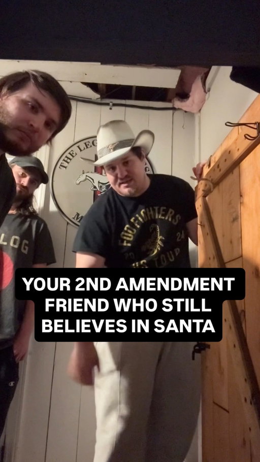His parents didn’t have the heart to tell him the truth #unhirables #guns #santa #comedy #skit