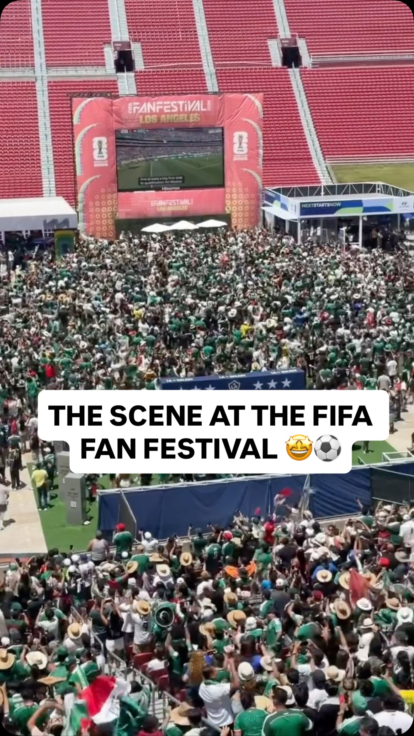 Packed house on Day 1 of the FIFA Fan Festival here in Los Angeles 🤩⚽️

Tickets just start at $10! Head to losangelesfwc26.com to purchase.

#iheartradio