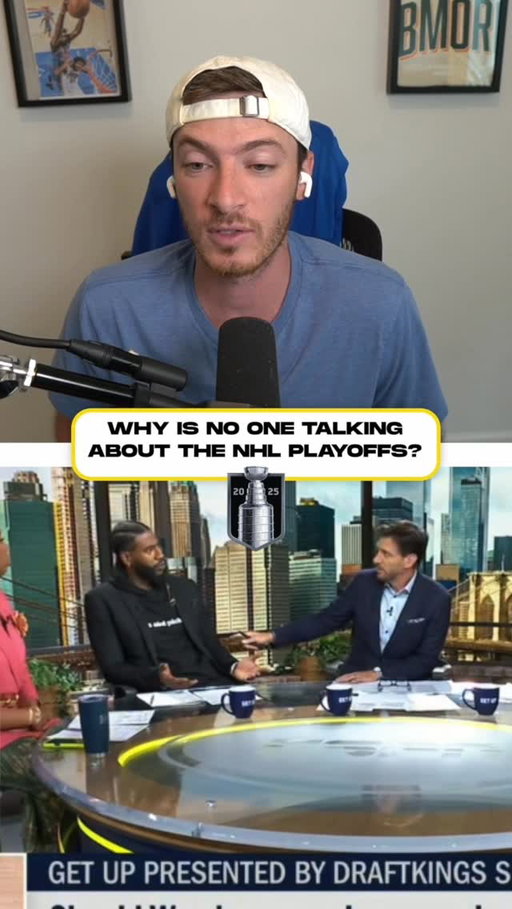 Why is no one talking about the NHL Playoffs? 😳

(Watch the full podcast on @snapbackchop_ YouTube - Link in bio)