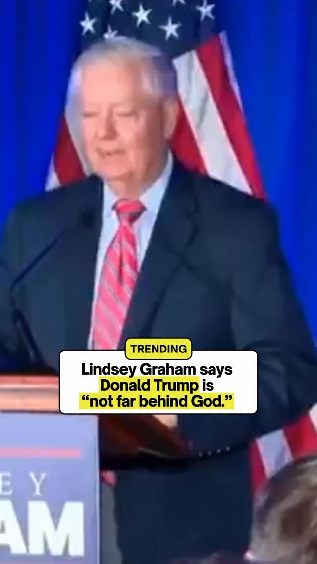 Fresh off his South Carolina Republican primary victory, Sen. Lindsey Graham credited President Donald Trump with helping secure his win, joking that Trump ranks “not far behind God” in importance. 

Graham said Trump’s early endorsement “changed everything” and called it the most consequential backing in Republican politics, underscoring the president’s continued influence within the GOP. 

The four-term senator defeated five challengers with more than 57% of the vote.

Traders predict a 2% chance Graham will be the next Senate majority leader.