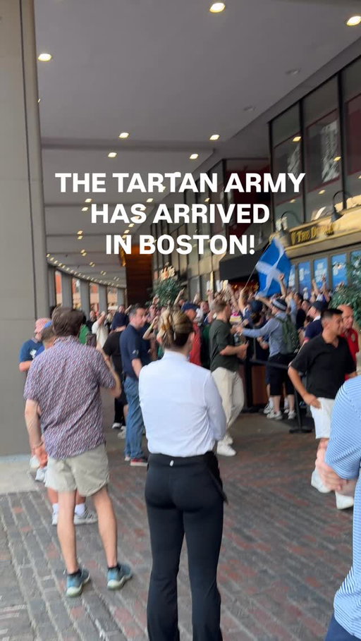 The Tartan Army has arrived in Boston and they’re at @thedublinerboston 🏴󠁧󠁢󠁳󠁣󠁴󠁿