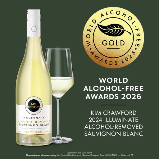 We are proud to announce that Kim Crawford Illuminate Alcohol-Removed Sauvignon Blanc has taken home GOLD at the World Alcohol-Free Awards 2026. 🥇

All the crisp, refreshing flavor you love—now with less than 0.5% ABV.

Raise a glass to redefining what wine can be.
