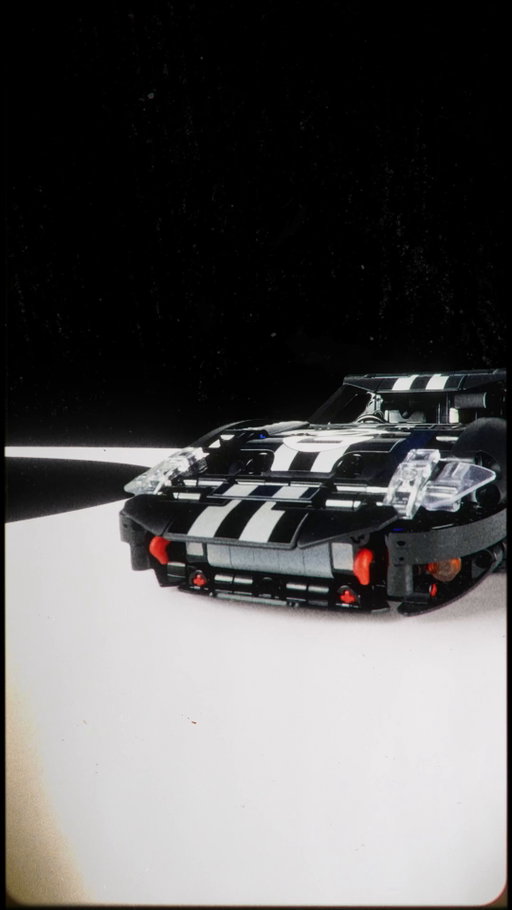 Build the car that put 1966 in the history books - the LEGO Technic 1966 Ford GT40 MkII.