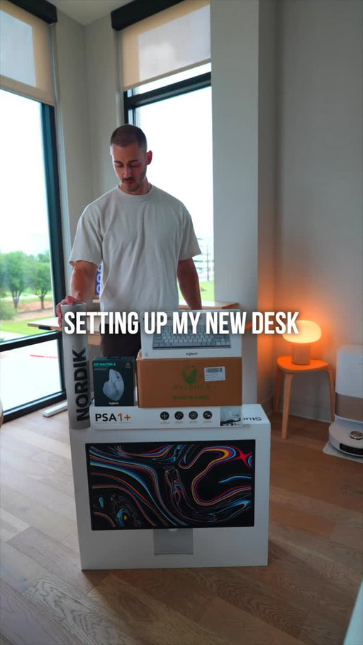 Dream desk setup unlocked 😮‍💨

Comment “desk” to receive the links for these items in your DMs!