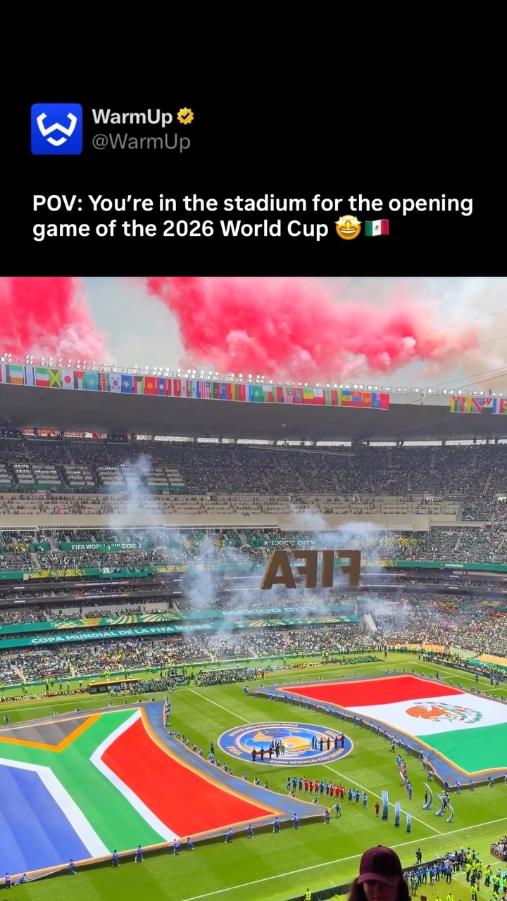 🤩

The 2026 FIFA World Cup officially commenced at Mexico City’s legendary Estadio Azteca with a vibrant opening ceremony. Headlined by pop icon Shakira and Afrobeat star Burna Boy performing the official anthem “Dai Dai,” the ceremony featured Mexican artists like Maná and Belinda celebrating local heritage. Following the show, host nation Mexico triumphed 2-0 over South Africa in an intense opening match. Julián Quiñones scored early in the ninth minute, and Raúl Jiménez added a second-half header. The fiery game saw three red cards—two for South Africa and one for Mexico.

(Via @oussifooty )