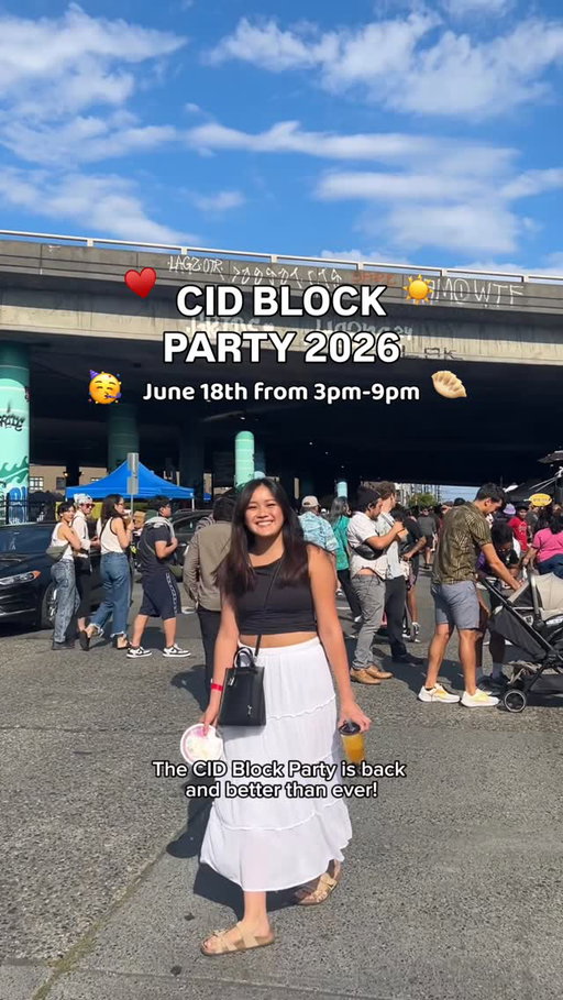 The CID Block Party is back on June 18 from 3–9 PM! 🥳

This is one of my favorite events of the year in one of my favorite parts of Seattle. 🫶 Seattle’s Chinatown-International District is home to so many amazing local small businesses, and there’s no better place to spend the day than at the Block Party! ❤️

Expect live music, local food vendors, art, World Cup celebrations, and even a Guinness World Records attempt for the largest dim sum meal at 3 PM! 🎶🛍️🖼️⚽️🥟

Follow @cidblockparty on Instagram to stay updated on the event and to find a link to their waitlist for tickets to the dim sum attempt! 

Be sure to mark your calendars for next Thursday June 18th from 3pm-9pm! 🗓️ I hope to see you there! 💖

In collaboration with @cidblockparty @cidseattle @winglukemuseum 

Sponsored by @taaforg @seattle_neighborhoods @seaofficeofarts @aarpwa 

#CIDSummerKickOff #CIDBlockParty2026 #GuinnessWorldRecords #SeattleDimSumRecord #SeattleWorldCupWeek