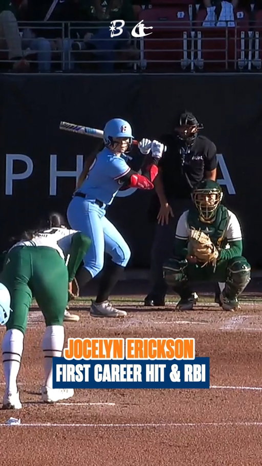 you can put it on board with your first career hit and RBI ‼️

it was just a matter of time for Jocelyn Erickson!