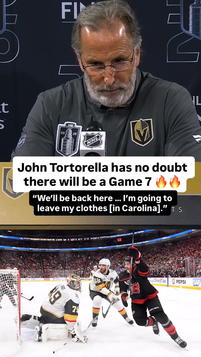Vegas will look to keep its Stanley Cup hopes alive in Game 6 on Sunday 👀🏆
