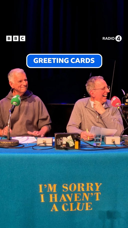 There’s a greetings card for every occasion... though we highly recommend never sending any of these. 💌❌ 

Absolute chaos from the I’m Sorry I Haven’t a Clue panel - Listen now on BBC Sounds