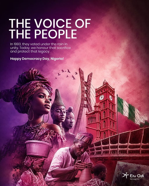 We honor the voices of those that were before us and celebrate their legacy. Happy Democracy Day, Nigeria!

#etuodicommunications #democracyday #happydemocracyday