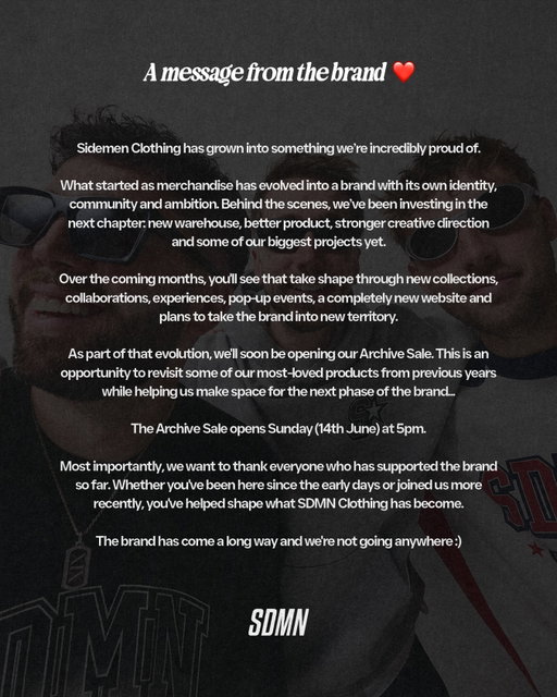 A message from the brand ❤️

sign up, link in bio