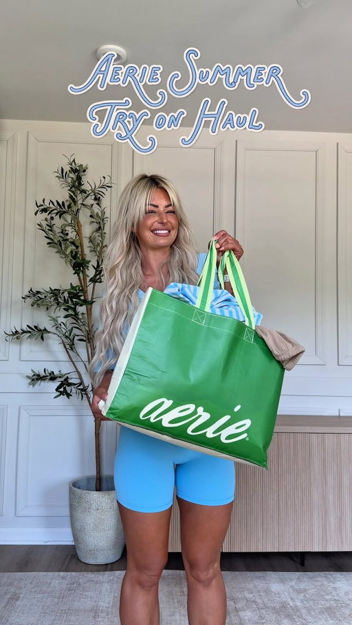 an aerie summer- here I come 🙂‍↔️ say “aerie” and I’ll dm the deets! 

#aerie 
Aerie haul, aerie summer outfits, affordable summer outfits, mom outfit, easy and cute outfit. Matching sets. Summer style. Summer dress. Aerie haul, Aerie on sale, Aerie summer sale, Aerie sale finds, Aerie try on haul, Aerie summer outfits, Aerie comfy clothes, Aerie loungewear haul, Aerie matching sets, Aerie sweat set, Aerie mom outfits, Aerie everyday basics, OFFLINE by Aerie, Aerie leggings, Aerie activewear, Aerie cozy haul, Aerie new arrivals, Aerie affordable fashion, Aerie summer lounge sets, Aerie soft essentials, casual mom style, comfy summer outfits, cute errand outfit, viral Aerie finds, Aerie haul 2026, Aerie sale shopping, summer neutral outfits, easy mom outfits, throw on and go outfits, cozy girl aesthetic
