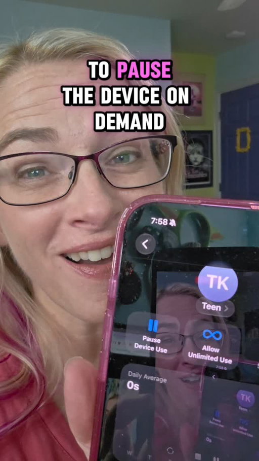 Pause your kids device ON DEMAND!

#iphone #ios #screentime #parentalcontrol