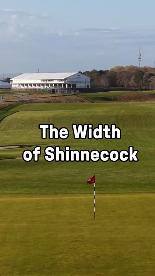 We’ve seen two very different fairway widths at Shinnecock Hills in the last two U.S. Opens held there. And we’re gonna see another different width for the 2026 U.S. Open.