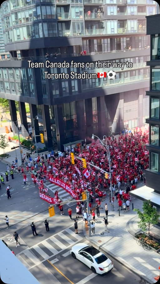 GO CANADA GO @canadasoccer ⚽️🇨🇦

#toronto #worldcup #fifaworldcup