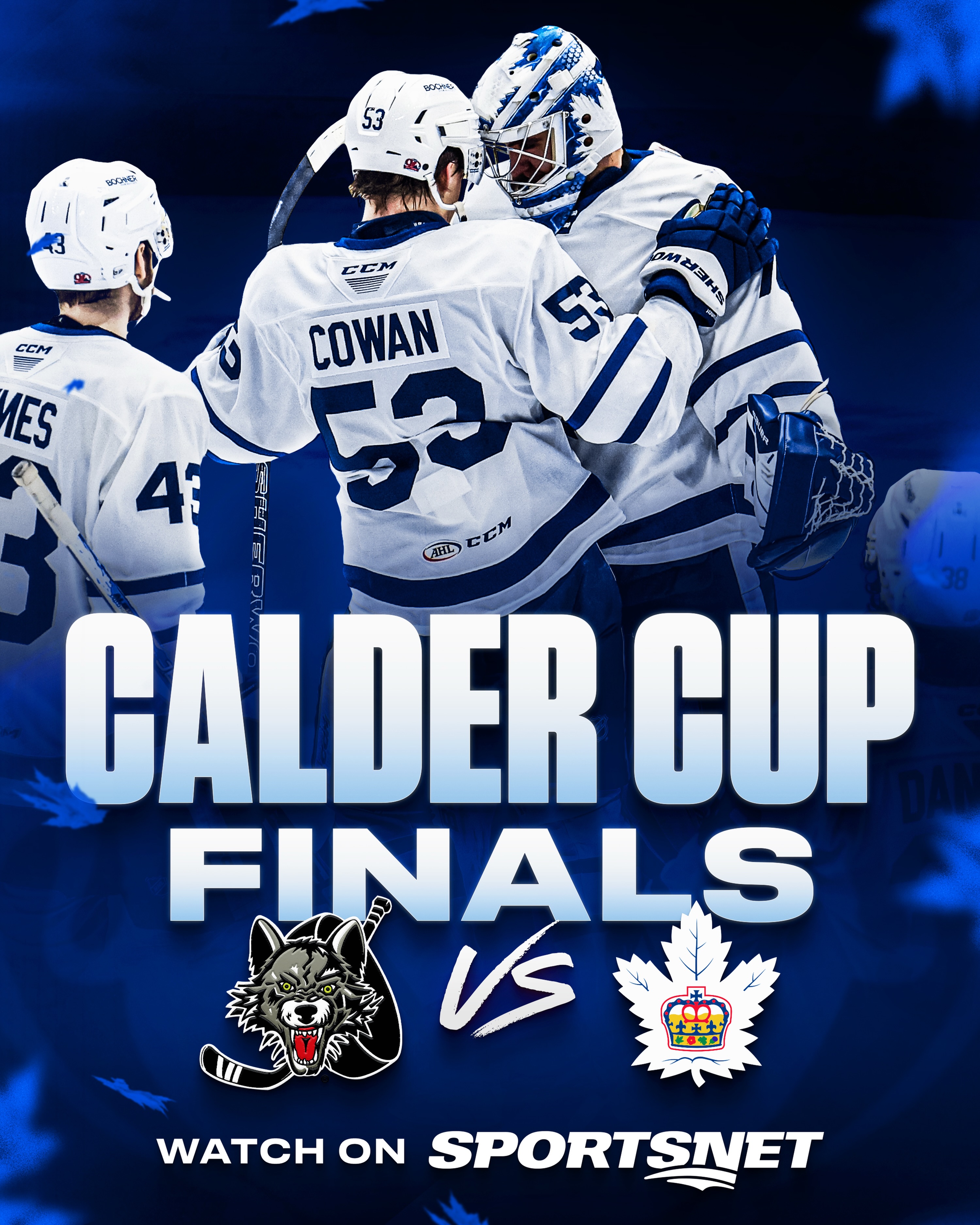 MARLIES MANIA COMING TO YOUR AIRWAVES 🍁

Cable subscribers can watch every game of the Calder Cup Finals on Sportsnet 📺