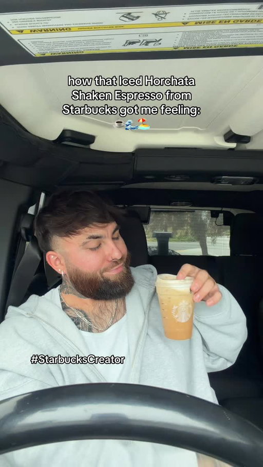 Me 🤝 the Iced Horchata Shaken Espresso. #StarbucksCreator @starbucks