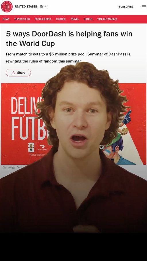 The World Cup is here, and DoorDash, an Official Tournament Supporter, is rolling out eight weeks of perks for DashPass members with Summer of DashPass. Match ticket giveaways, VIP watch parties, free bus rides to stadiums, Fan Festival access and a $5 million prize pool when you pick the winning team. We broke it all down.