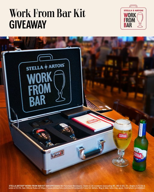 The ultimate briefcase upgrade. Comment #WFBStella #Sweepstakes for a chance to win our exclusive Work From Bar Kit for the @fifaworldcup.