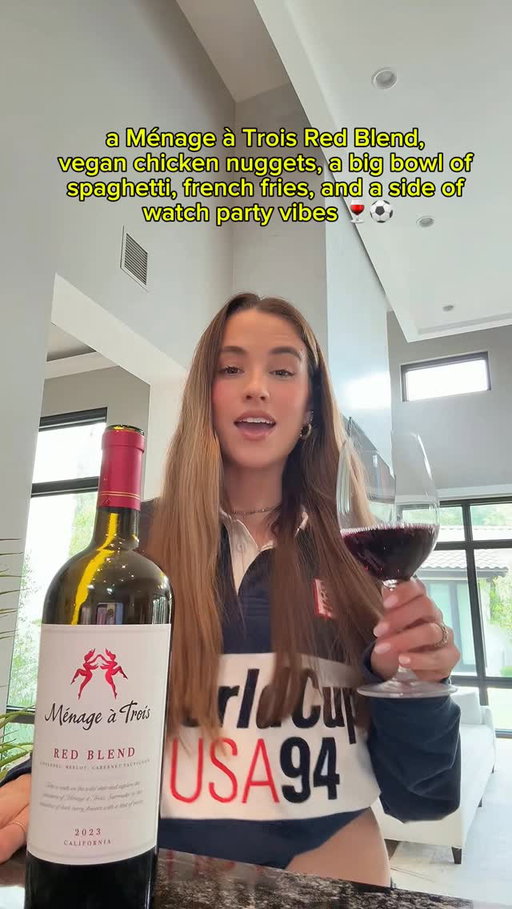 Match Day watch party + @menageatroiswines = the perfect pairing ⚽️🍷 #matchday
