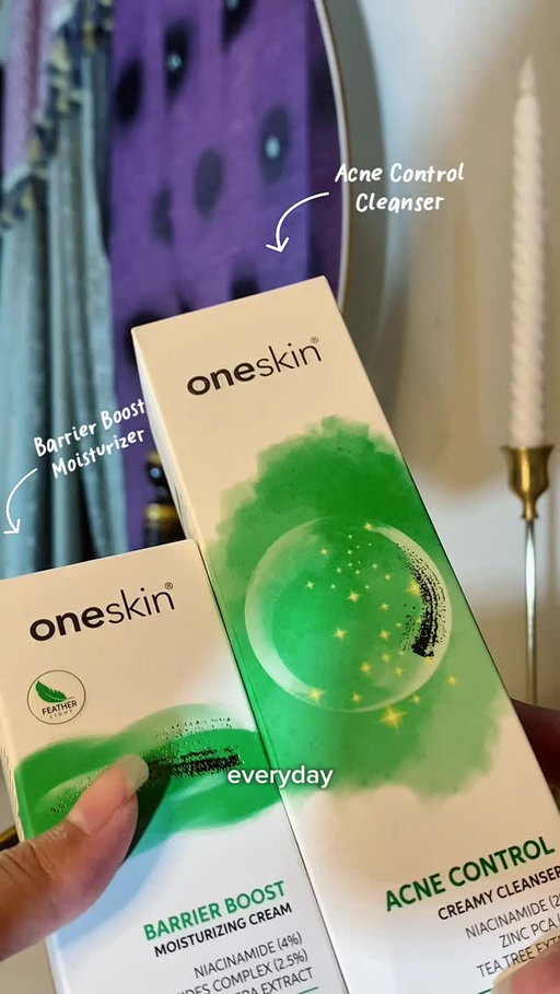 ✨ NEW LAUNCH ALERT ✨

Say hello to clearer, healthier-looking skin with our NEW Acne Care Duo! 💚

🌿 Acne Control Creamy Cleanser
💧 Barrier Boost Moisturizer

Specially formulated for acne-prone skin, this power duo helps keep your skin feeling fresh, balanced, hydrated, and blemish-free—without the heavy, greasy feel.

Ready to upgrade your skincare routine?

🛍️ Shop now at [www.oneskinofficialcom]

#OneSkin #NewLaunch #AcneCare #AcneControl #SkincareRoutine ClearSkinJourney Moisturizer Cleanser HealthySkin