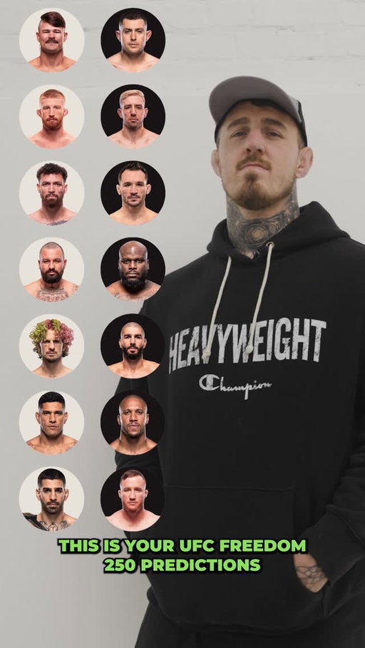 My UFC Freedom 250 Predictions 👊 Who have you got? 🔥

.

#ufc #mma #tomaspinall #predictions #ad