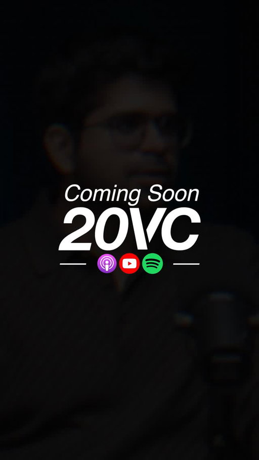 EDIT: THE SHOW IS NOW LIVE

COMMENT “WATCH” AND WE’LL SEND IT TO YOU

@aravindsrinivas X @20vchq 
⁠
#perplexity #ai #google