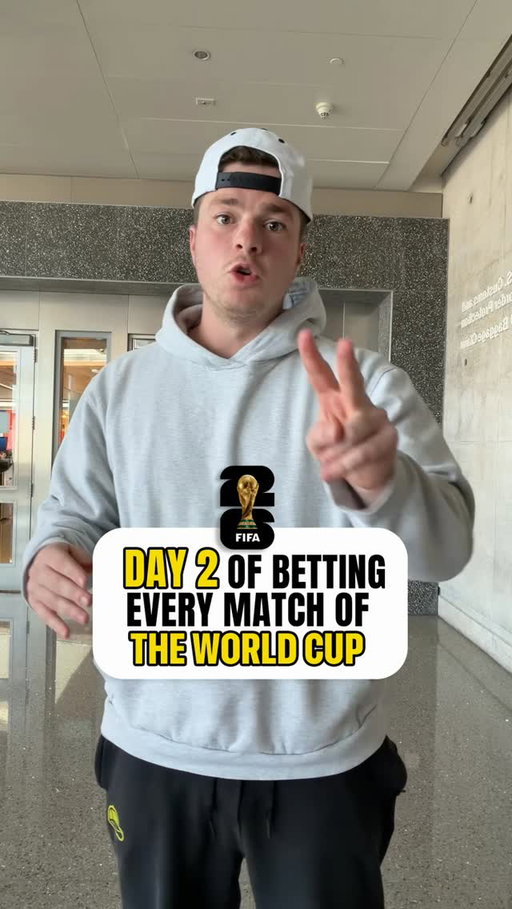 Day 2 of Betting Every Match of the World Cup live from Los Angeles 

⚽️ Canada/Bosnia Under 2.5 Goals (-154)
⚽️ Balogun Anytime Goal Scorer (+210)

Day 1 Record: 1-1