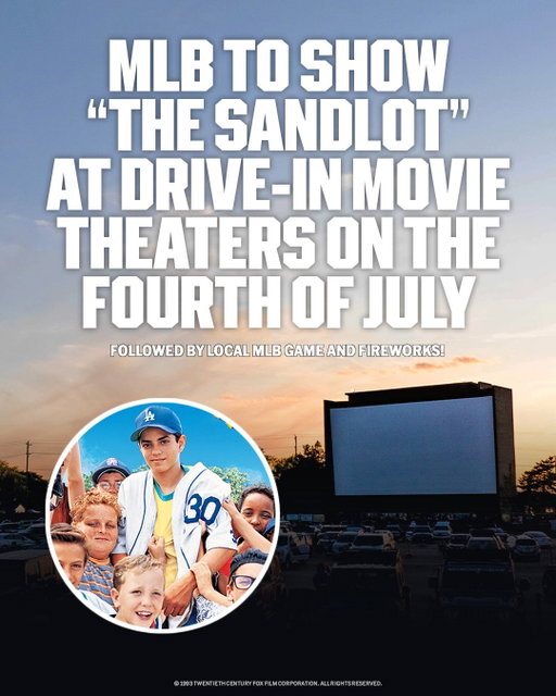 Summer was made for movies, fireworks and baseball ⚾

Each drive-in will feature for-purchase Ballpark Bites and local food trucks, Play Ball activities and fireworks

Additionally, the Red Sox High-A affiliate team, Greenville Drive, will host a full day of celebrations, including a carnival atmosphere, viewing of this drive-in movie experience, fireworks and more
