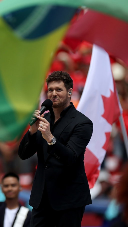 Michael Bublé performs Bring It On Home to Me at FIFA World Cup 2026 Opening Match in Canada 🇨🇦 

#FIFAWorldCup