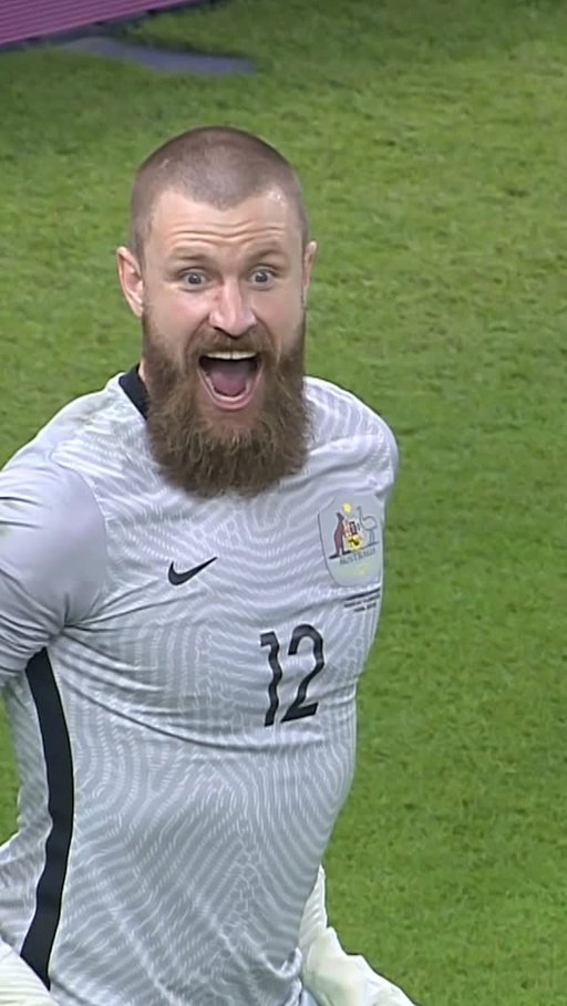 Four years since the Grey Wiggle was born 🕺🧤 

#OnThisDay in 2022, Andrew Redmayne’s shootout heroics against Peru helped the #Socceroos qualify for the #FIFAWorldCup 💚💛