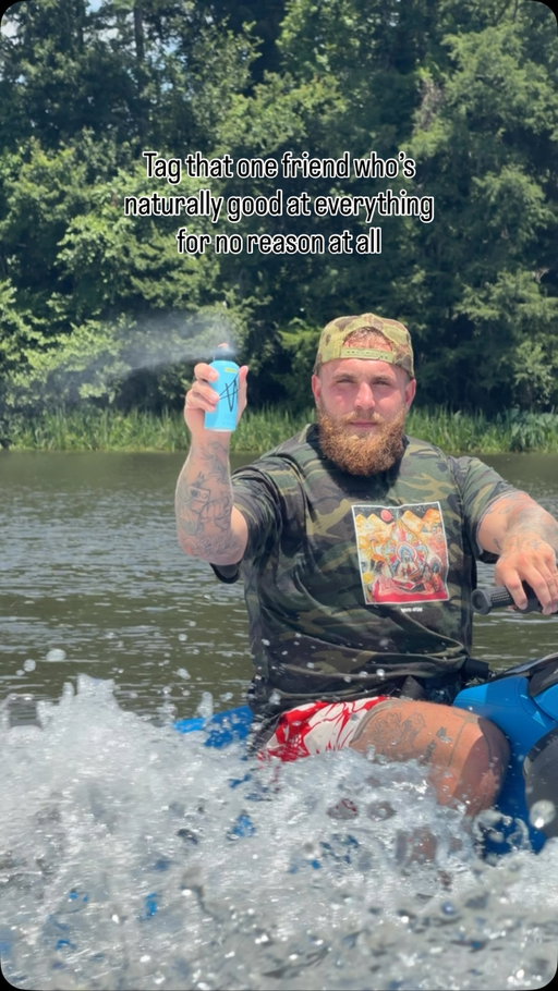 Apparently “wave breaker” W body spray give you super powers… Tag that friend!😂 @noahflegel