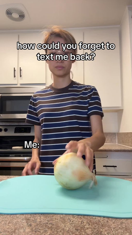 Me having the memory of of a goldfish when you forget to text someone back be like