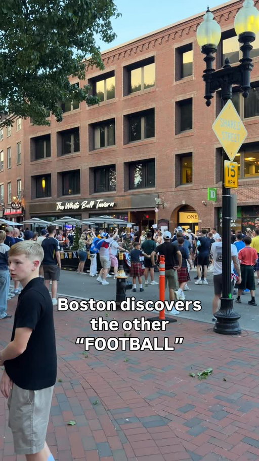 Only good vibes out here in Boston! ⚽️ #WorldCup