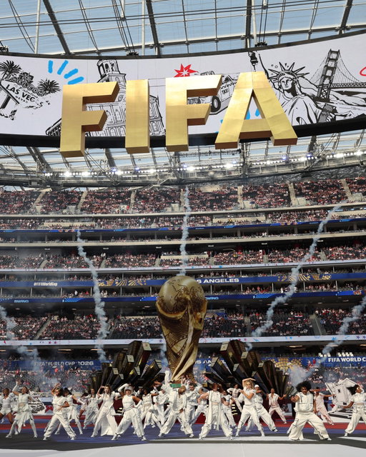An incredible performance at the @FIFAWorldCup 2026 opening ceremony in Los Angeles 🇺🇸💫