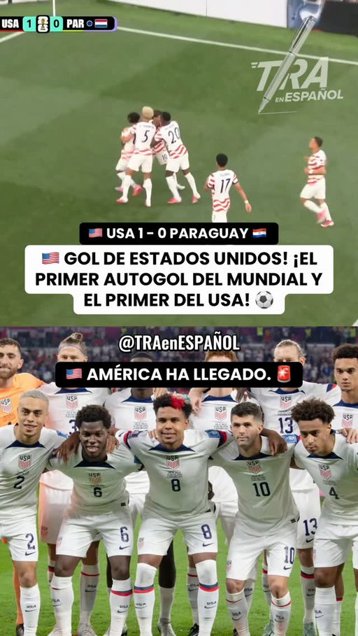 🇺🇸 USA MARCA UNO. Espectacular jugada individual de Pulisic y Bobadilla manda el balón a propia puerta. ⚽️🚨 (Via/@fifaworldcup)

#futbol #usasoccer #worldcup2026 #copamundial #gol