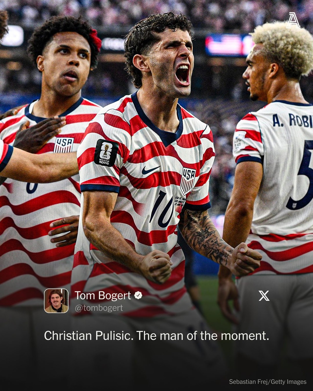 Captain America is here.

Since the start of the 2022 edition, Christian Pulisic has as many World Cup assists as Lionel Messi and Harry Kane (3). No one has more.