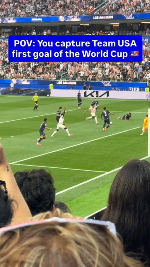 What an incredible moment to be a part of on home soil 🥹🇺🇸
#TickPick #worldcup #fifaworldcup#worldcup2026 #teamusa