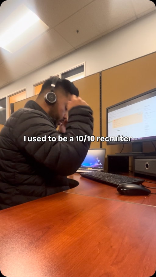 I became a recruiter because I wanted to help people.

Help someone land their dream job. Help a company find their next great leader. Impact on both sides. It sounded like meaningful work and I was all in.

What it actually looked like was constant urgency. Always at the mercy of someone else’s timeline. Always the one to blame when a hire went sideways. But we didn’t complain. We just got it done because the company needed us. That was the culture and I bought into it completely.

Long days. Skipped breaks. Weekends. Taking on work that wasn’t mine. Excelling on paper while slowly losing myself in the process.

The moment it broke for me wasn’t dramatic. It was realizing I had stopped believing in what I was selling. The company was laying off good people, changing direction constantly, and my job was to look strangers in the eye and convince them to leave their current life for that. I was putting people into situations I wouldn’t have wished on myself.

That’s when I lost it. Not just my energy or my weekends. My purpose. The whole reason I got into this.

Corporate tells you that grinding for everyone else is what commitment looks like. And if you genuinely care, that lie is easy to believe. But effort without belief is just performance. And you can only perform for so long before you forget who you are.

If you’re pushing through work you’ve stopped believing in and telling yourself it’ll get better, I just want you to know it doesn’t have to be this way. I thought this was the ceiling until I realized there were other paths.

That’s the only thing worth building toward.

#corporatelife #recruitertok #purposedriven #financialfreedom