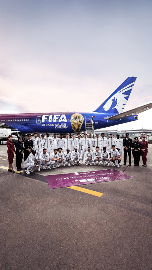 A nation behind them. A dream ahead. Al Annabi FIFA World Cup journey continues. ✈️🇶🇦

Where are you cheering from?

#AlAnnabi #Qatar #FIFAWorldCup