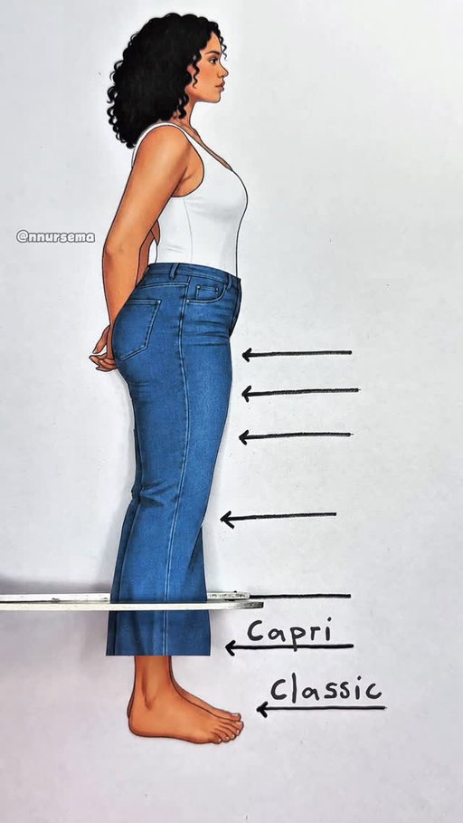 Your fav? 🩵 #pantlengths