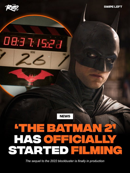 ‘The Batman Part 2’ has begun filming‼️

The movie will officially release October 1, 2027. 

Sebastian Stan is rumored to be playing Victor Zsasz. 

Brian Tyree Henry is rumored to be playing Harvey Dent.

Y’all excited for this movie⁉️