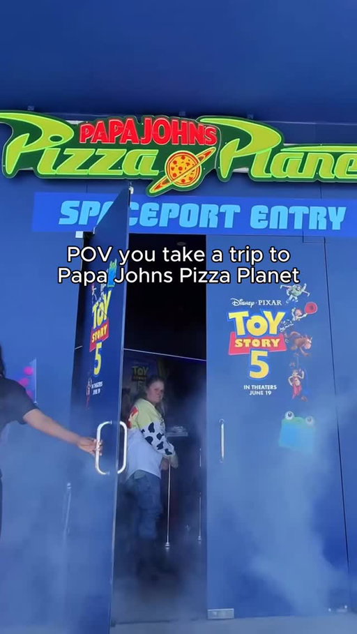 couldn’t make it to the Papa Johns Pizza Planet yesterday? we got you👀🤝🚀

Disney & Pixar’s #ToyStory5, in theaters June 19!