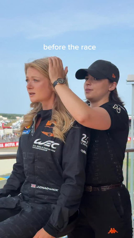 seeing what it’s like to be a racing driver in LE MANS 

@jamiechadwick thank you for showing me what your world looks like ❤️ ready to watch the 24 hour race now
