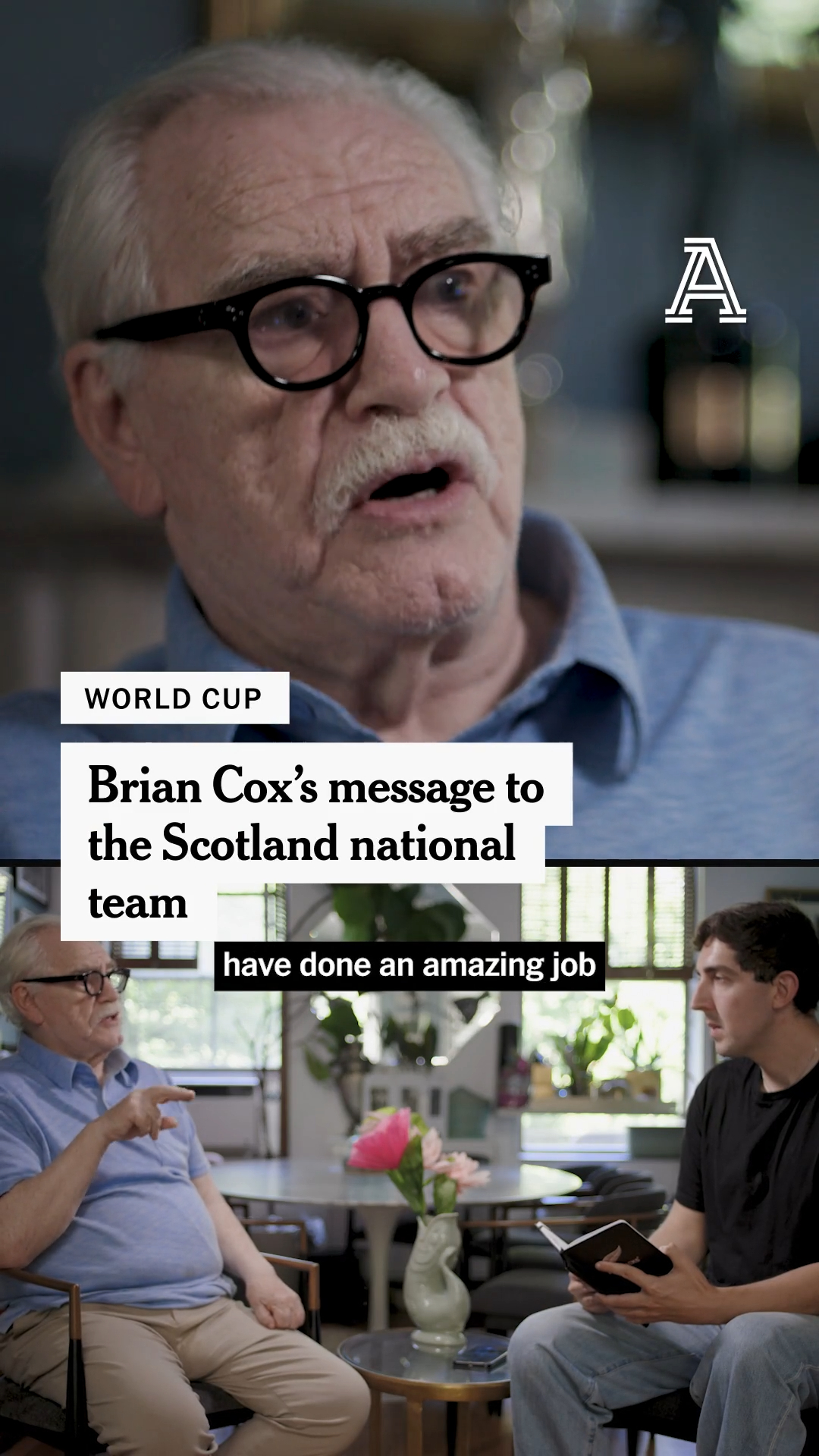 “I’m mildly optimistic. It would be extraordinary if they went the whole distance… they could get to the quarter-finals.”

Scotland kick off their 2026 World Cup Group C campaign against Haiti at Boston Stadium and Succession star Brian Cox will be watching.

He sat down with Adam Crafton to discuss his love of the beautiful game and whether the United States is ready for the Tartan Army.