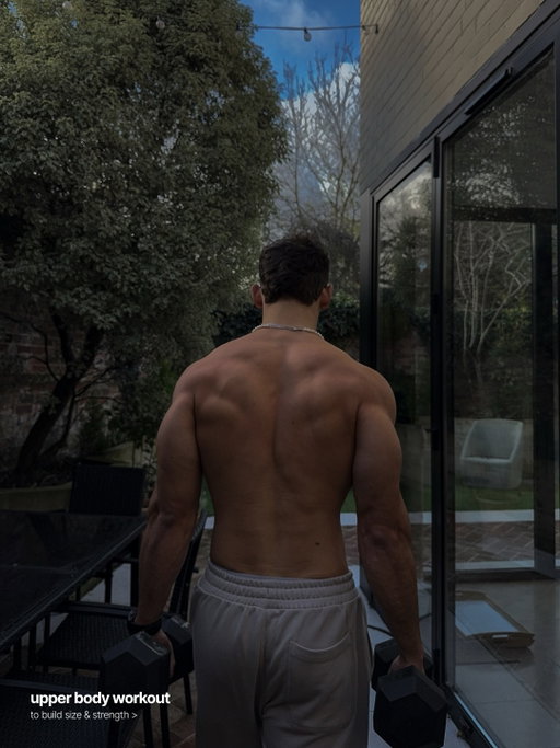Upper body workout to build size & strength. 

Workout details:
Incline bench press | 4 x 8
Supported db row | 3 x 8
Overhead press | 3 x 8

Superset: 
Incline dumbbell fly | 3 x 12
Push up | 3 x 12

Lat pull down | 3 x 8
Incline dumbbell curls | 3 x 12
Cable rope pushdowns | 3 x 12

Full plan: @dailyshft.app