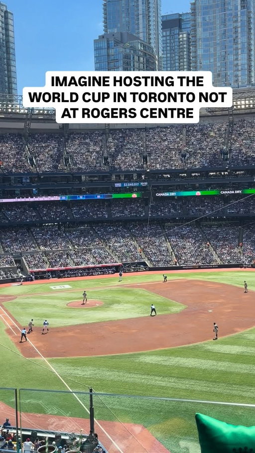 Toronto hosting the World Cup not at Rogers Centre is criminal! 

Share this with a Jays fan 

#worldcup #fifaworldcup #toronto #torontobluejays