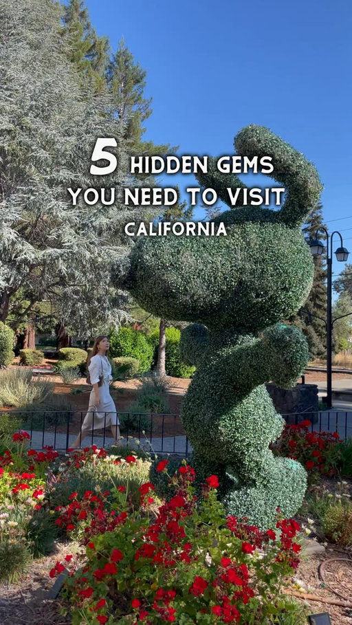 Must visit hidden gems in California ✨
From the charming world of Snoopy at Charles M. Schulz Museum and Research Center @schulzmuseum 
to the iconic hilltop estate featuring the most beautiful indoor Roman pool — Hearst Castle @hearstcastleshm 
sweet stops at Jelly Belly Factory @jellybellycandyco 
the futuristic, sci-fi looking headquarters of Oakley @oakley 
and a dreamy hidden art space in Laguna Beach — Museum of Make Believe ✨ @museumofmakebelieve 

California is full of places that feel unreal.
Which one would you visit first?

#thingstodo #hiddengems #california #visitcalifornia #calilife